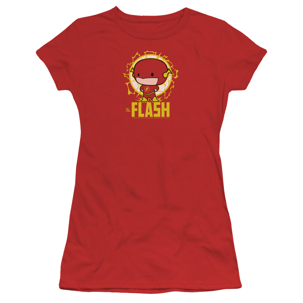 Flash, The Flash Chibi - Juniors T-Shirt Juniors T-Shirt The Flash   