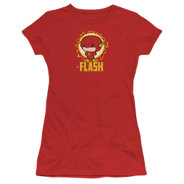 Flash, The Flash Chibi - Juniors T-Shirt Juniors T-Shirt The Flash   
