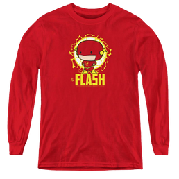 Flash, The Flash Chibi - Youth Long Sleeve T-Shirt Youth Long Sleeve T-Shirt The Flash   