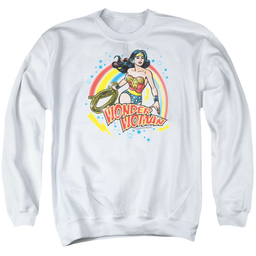 Wonder Woman Wonder Airbrush - Men's Crewneck Sweatshirt Men's Crewneck Sweatshirt Wonder Woman   