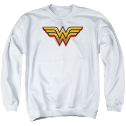 Wonder Woman Airbrush Ww - Men's Crewneck Sweatshirt Men's Crewneck Sweatshirt Wonder Woman   