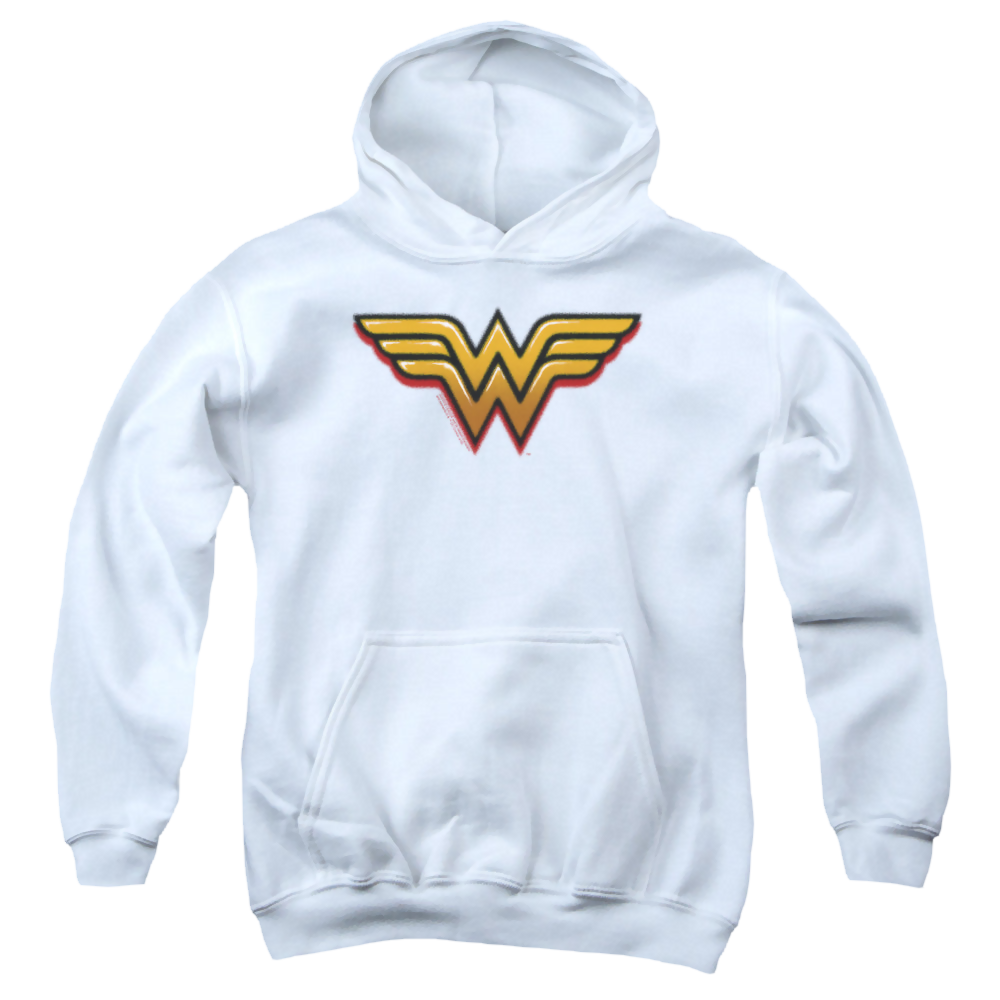 Wonder Woman Airbrush Ww - Youth Hoodie Youth Hoodie (Ages 8-12) Wonder Woman   