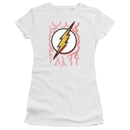 Flash, The Airbrush Bolt - Juniors T-Shirt Juniors T-Shirt The Flash   