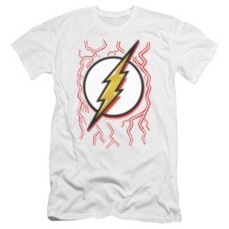 Flash, The Airbrush Bolt - Men's Premium Slim Fit T-Shirt Men's Premium Slim Fit T-Shirt The Flash   