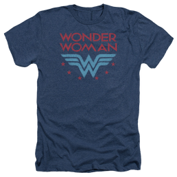 Wonder Woman Wonder Stars - Men's Heather T-Shirt Men's Heather T-Shirt Wonder Woman   