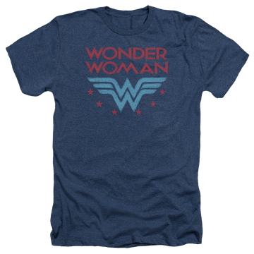 Wonder Woman Wonder Stars - Men's Heather T-Shirt Men's Heather T-Shirt Wonder Woman   