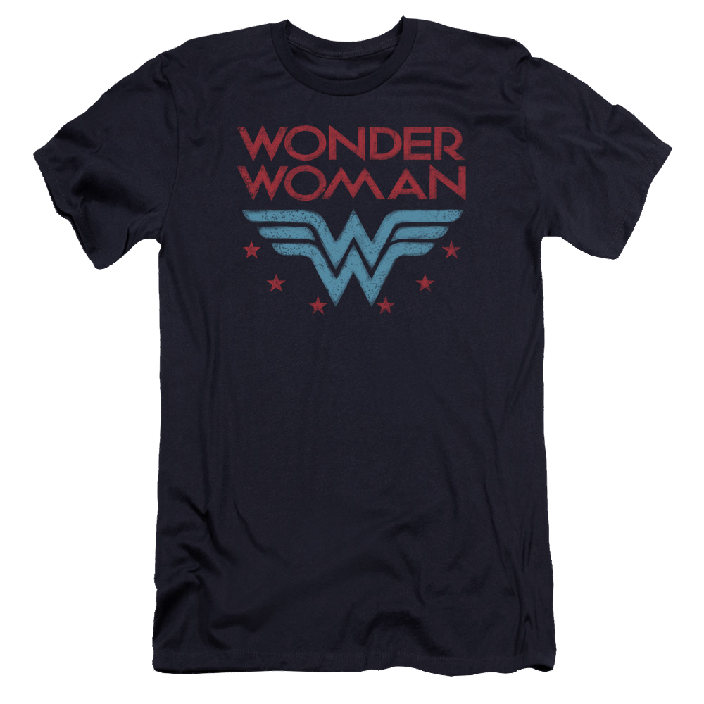 Wonder Woman Wonder Stars - Men's Premium Slim Fit T-Shirt Men's Premium Slim Fit T-Shirt Wonder Woman   