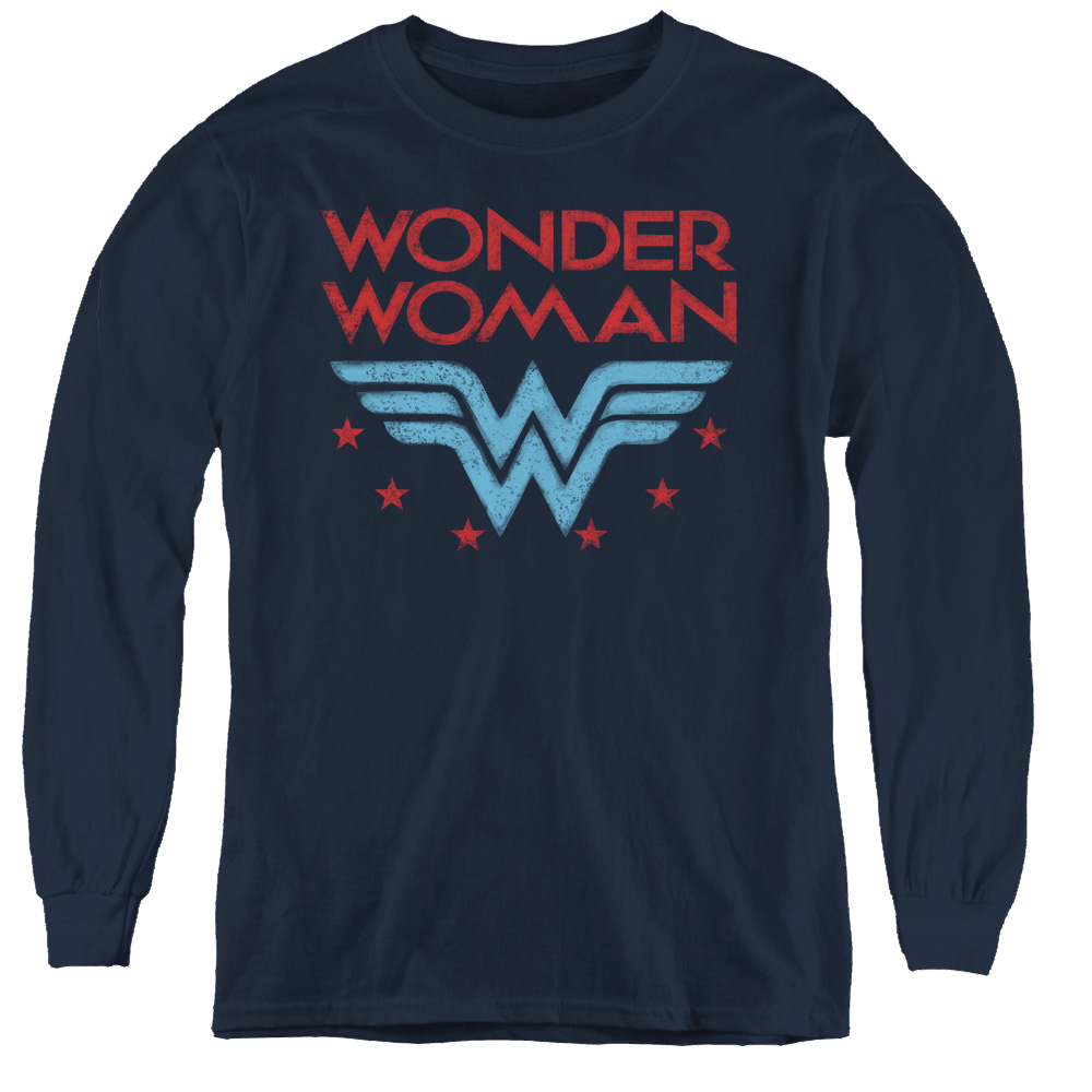 Wonder Woman Wonder Stars - Youth Long Sleeve T-Shirt Youth Long Sleeve T-Shirt Wonder Woman   