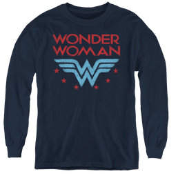 Wonder Woman Wonder Stars - Youth Long Sleeve T-Shirt Youth Long Sleeve T-Shirt Wonder Woman   