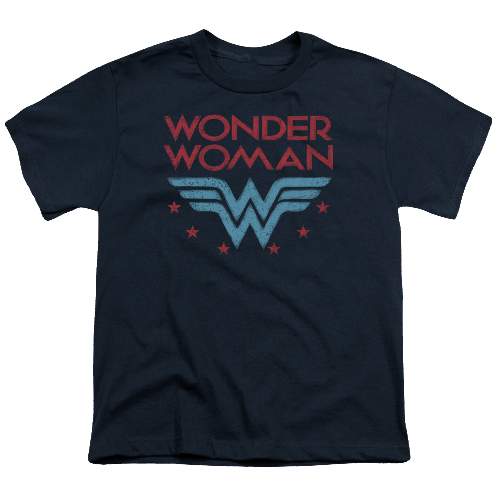 Wonder Woman Wonder Stars - Youth T-Shirt Youth T-Shirt (Ages 8-12) Wonder Woman   