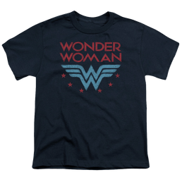 Wonder Woman Wonder Stars - Youth T-Shirt Youth T-Shirt (Ages 8-12) Wonder Woman   
