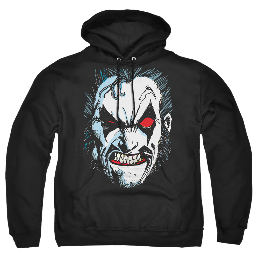 Justice League In Lo Face Pullover Hoodie Pullover Hoodie Lobo   