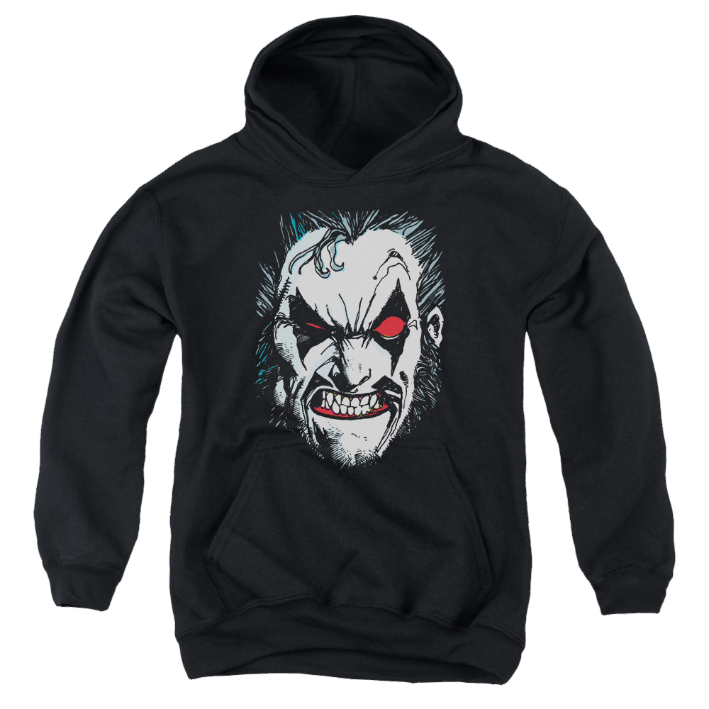 Lobo In Lo Face - Youth Hoodie Youth Hoodie (Ages 8-12) Lobo   