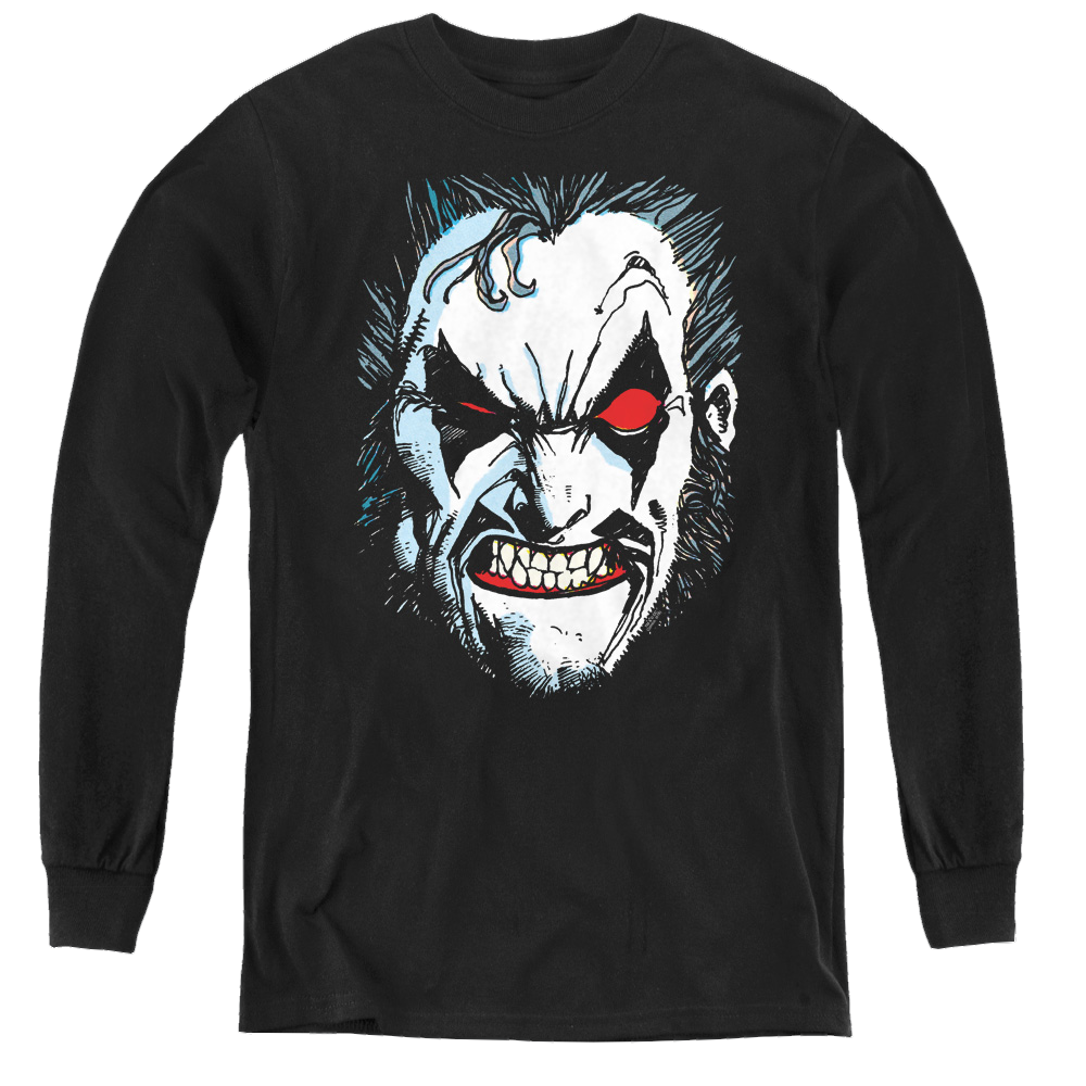 Lobo In Lo Face - Youth Long Sleeve T-Shirt Youth Long Sleeve T-Shirt Lobo   