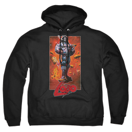 Justice League Lobo Pose Pullover Hoodie Pullover Hoodie Lobo   