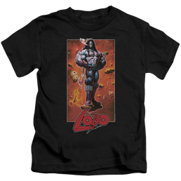 Lobo Lobo Pose - Kid's T-Shirt Kid's T-Shirt (Ages 4-7) Lobo   