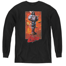 Lobo Lobo Pose - Youth Long Sleeve T-Shirt Youth Long Sleeve T-Shirt Lobo   