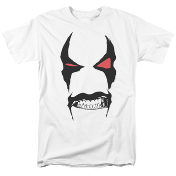 White men's regular fit t-shirt with Justice League Lobo Face graphic