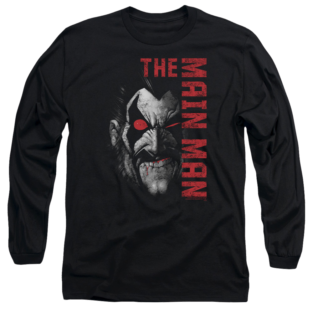 Justice League Main Man Men's Long Sleeve T-Shirt Men's Long Sleeve T-Shirt Lobo   