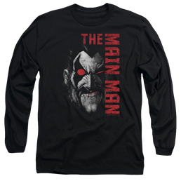 Justice League Main Man Men's Long Sleeve T-Shirt Men's Long Sleeve T-Shirt Lobo   