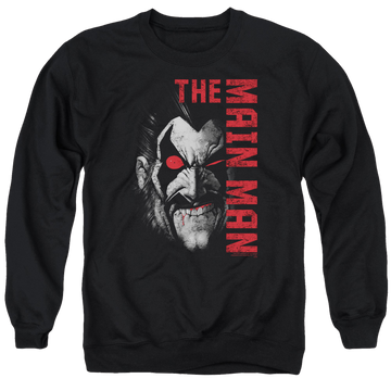 Justice League Main Man Men's Crewneck Sweatshirt Men's Crewneck Sweatshirt Lobo   
