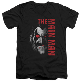 Justice League Main Man Men's V-Neck T-Shirt Men's V-Neck T-Shirt Lobo   