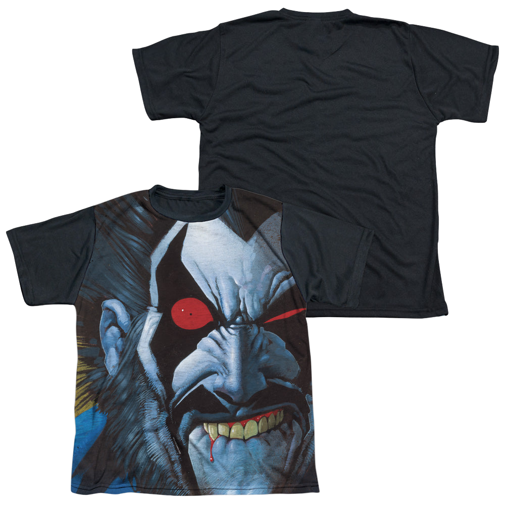 Lobo Bit Lip - Youth Black Back T-Shirt Youth Black Back T-Shirt (Ages 8-12) Lobo   