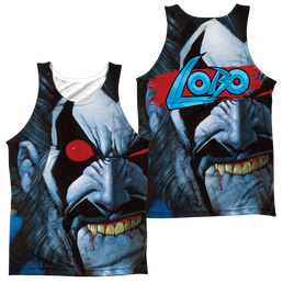 Justice League Bit Lip Men's All Over Print Tank Men's All Over Print Tank Lobo   