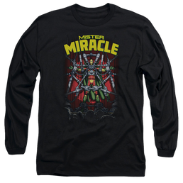 Justice League Mister Miracle Men's Long Sleeve T-Shirt Men's Long Sleeve T-Shirt DC Comics   