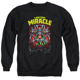 Justice League Mister Miracle Men's Crewneck Sweatshirt Men's Crewneck Sweatshirt DC Comics   
