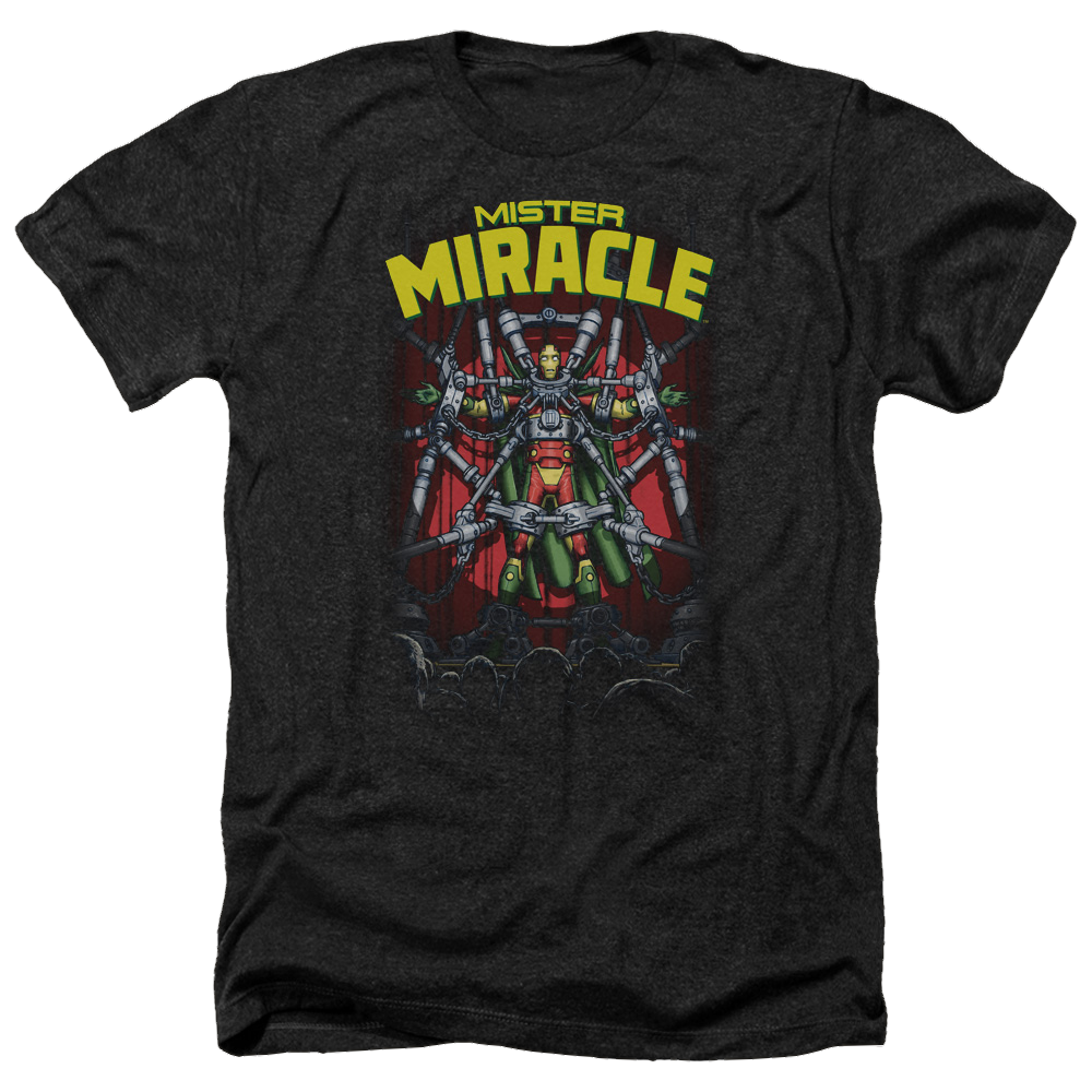 Justice League Mister Miracle Men's Heather T-Shirt Men's Heather T-Shirt DC Comics   