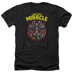 Justice League Mister Miracle Men's Heather T-Shirt Men's Heather T-Shirt DC Comics   
