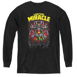 More Dc Characters Mister Miracle - Youth Long Sleeve T-Shirt Youth Long Sleeve T-Shirt DC Comics   