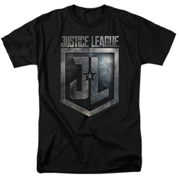 Justice League Shield Logo Men's Regular Fit T-Shirt Men's Regular Fit T-Shirt Justice League   