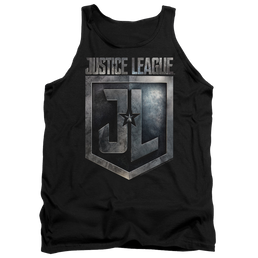 Justice League Shield Logo Men's Tank Men's Tank Justice League   