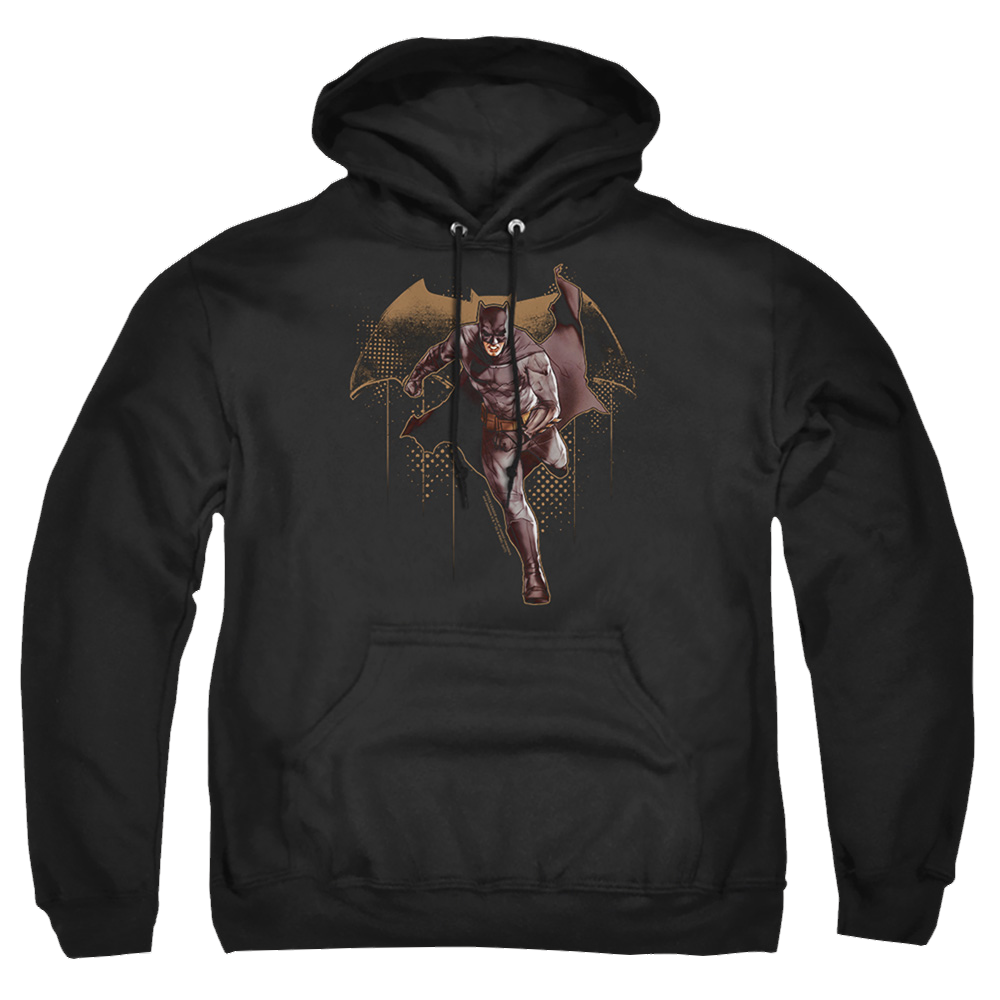 Justice League Caped Crusader Pullover Hoodie Pullover Hoodie Justice League   