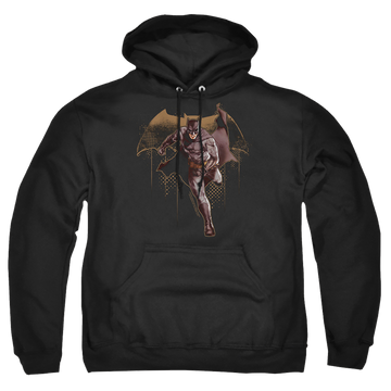 Justice League Caped Crusader Pullover Hoodie Pullover Hoodie Justice League   