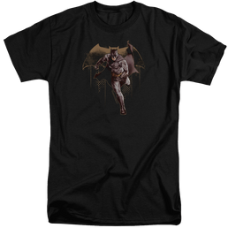 Justice League Caped Crusader Men's Tall Fit T-Shirt Men's Tall Fit T-Shirt Justice League   