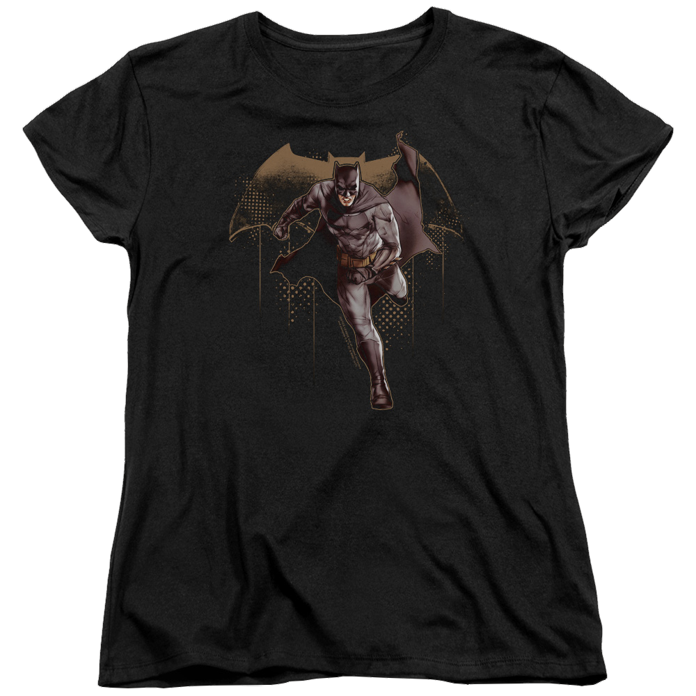 Justice League Caped Crusader Women's T-Shirt Women's T-Shirt Justice League   