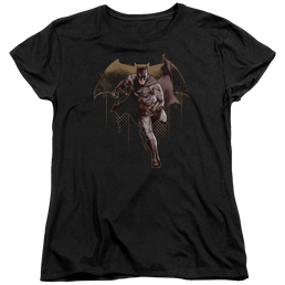 Justice League Caped Crusader Women's T-Shirt Women's T-Shirt Justice League   