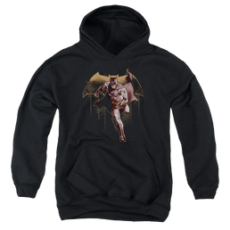 Justice League Movie Caped Crusader - Youth Hoodie Youth Hoodie (Ages 8-12) Justice League   