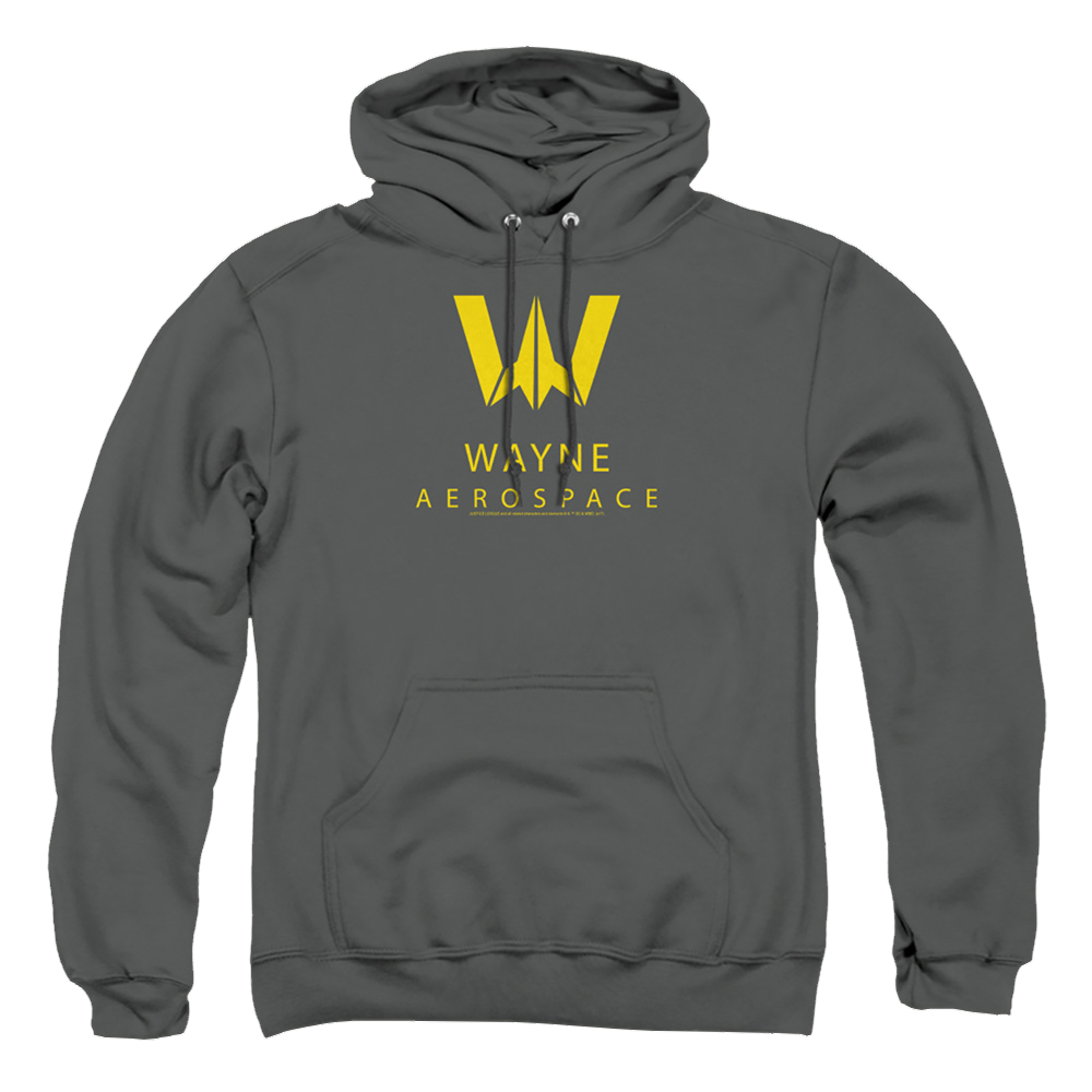 Justice League Wayne Aerospace Pullover Hoodie Pullover Hoodie Justice League   