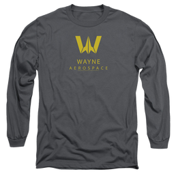 Justice League Wayne Aerospace Men's Long Sleeve T-Shirt Men's Long Sleeve T-Shirt Justice League   