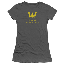 Justice League Wayne Aerospace Juniors T-Shirt Juniors T-Shirt Justice League   
