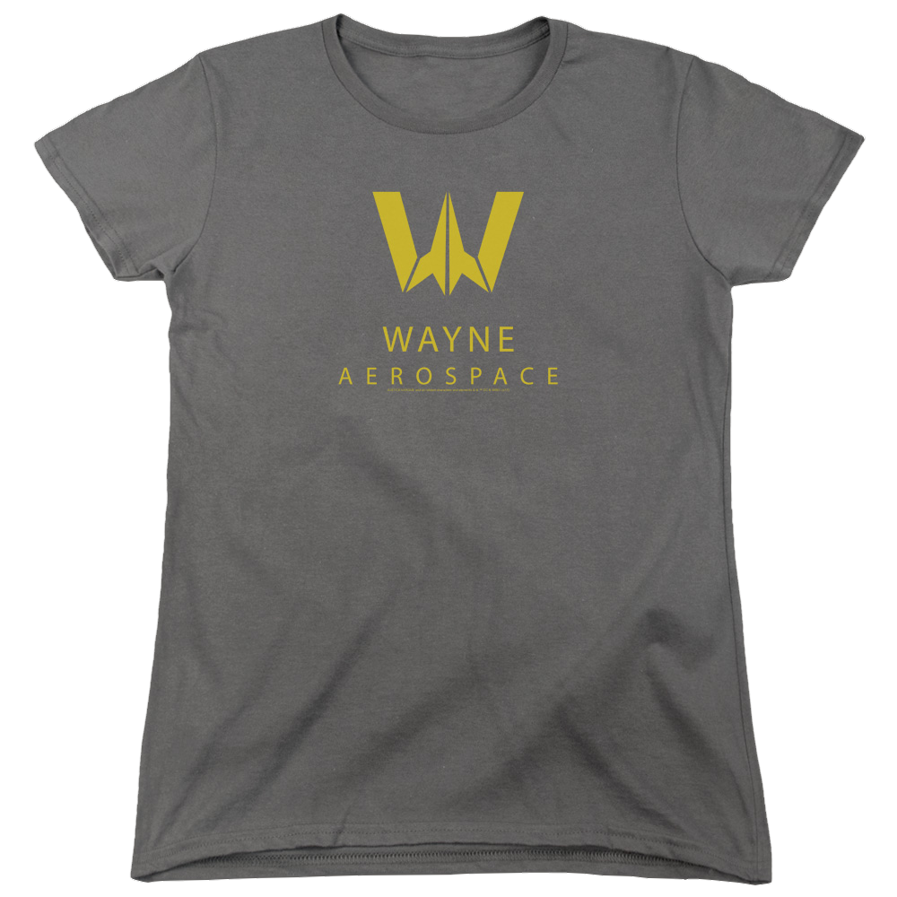 Justice League Wayne Aerospace Women's T-Shirt Women's T-Shirt Justice League   