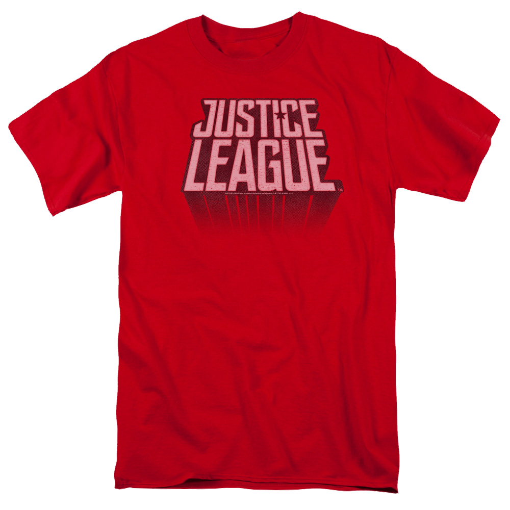 Justice League League Distressed Men's Regular Fit T-Shirt Men's Regular Fit T-Shirt Justice League   