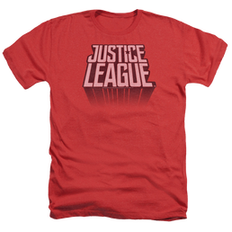 Justice League League Distressed Men's Heather T-Shirt Men's Heather T-Shirt Justice League   