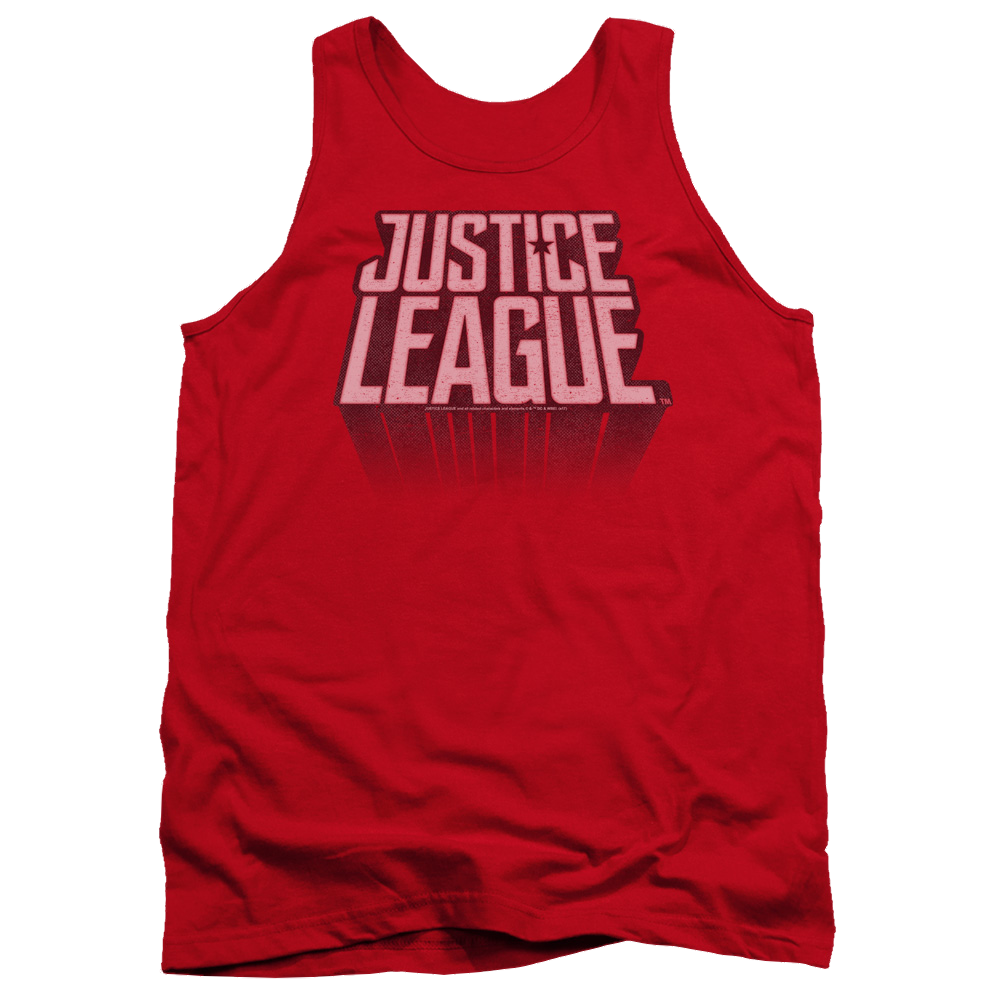 Justice League League Distressed Men's Tank Men's Tank Justice League   