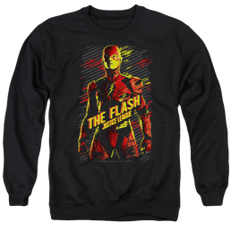 Justice League The Flash Men's Crewneck Sweatshirt Men's Crewneck Sweatshirt Justice League   