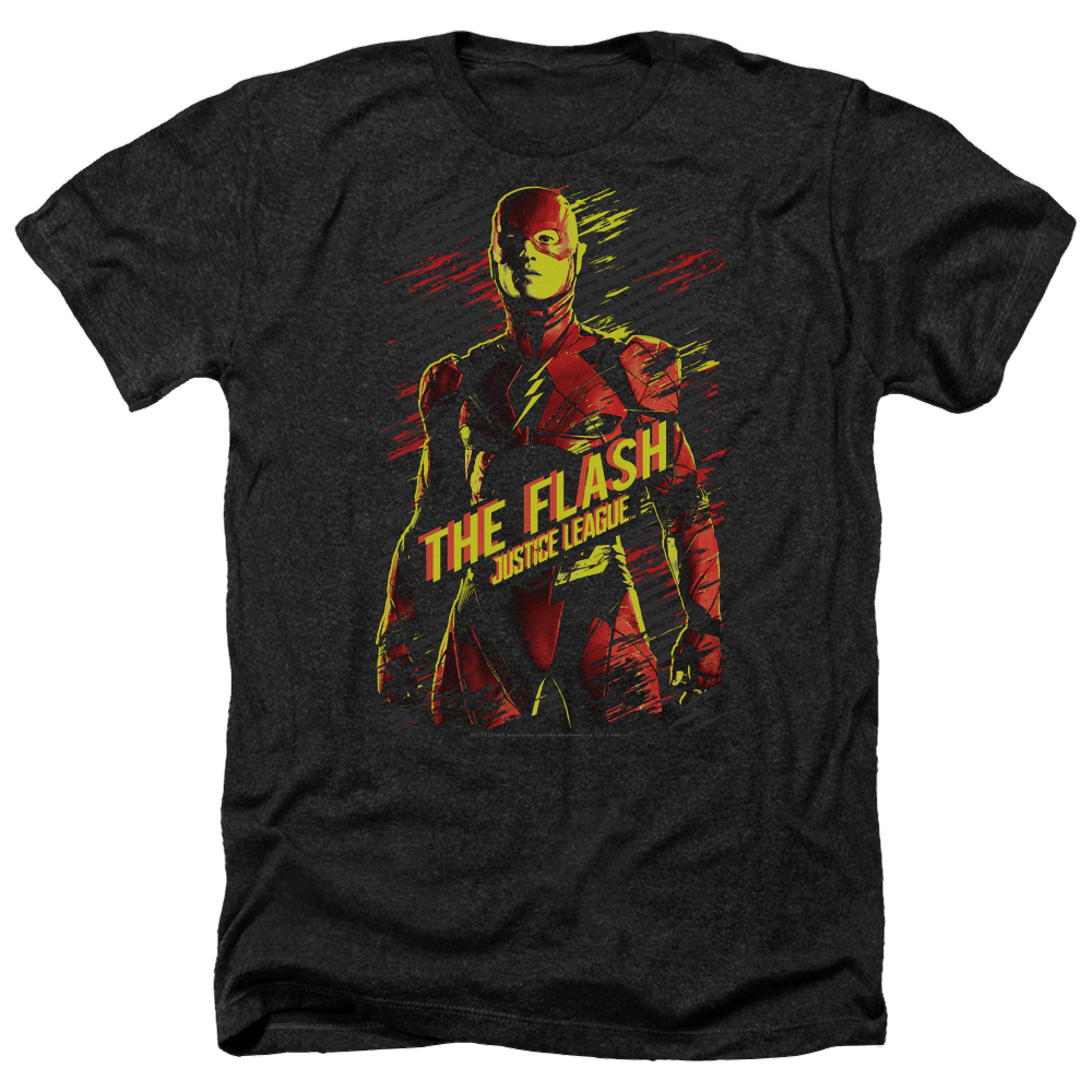 Justice League The Flash Men's Heather T-Shirt Men's Heather T-Shirt Justice League   